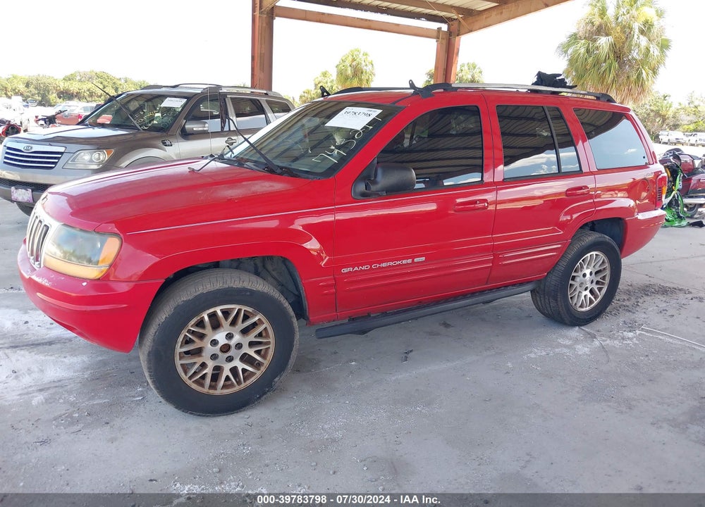 1999 JEEP GRAND CHEROKEE VIN: 1J4GW68N8XC743217