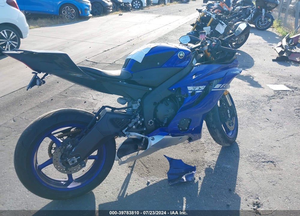 2017 YAMAHA YZFR6 C VIN: JYARJ28Y9HA000185