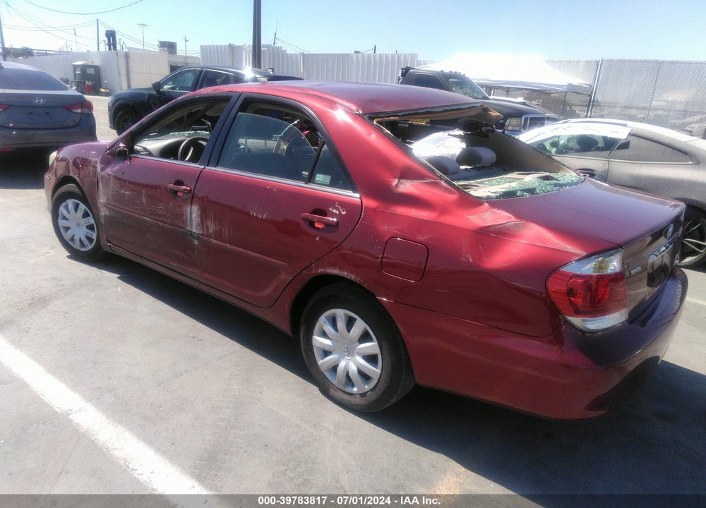 2005 TOYOTA CAMRY LE VIN: 4T1BE32K85U054636