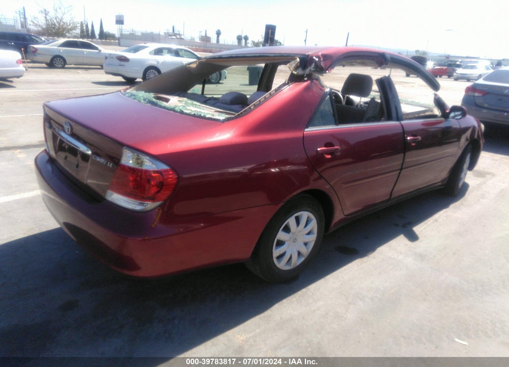 2005 TOYOTA CAMRY LE VIN: 4T1BE32K85U054636