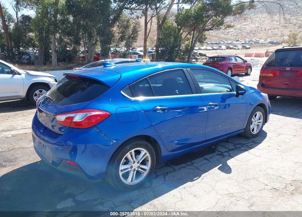 2017 CHEVROLET CRUZE LT AUTO VIN: 3G1BE6SM5HS608400