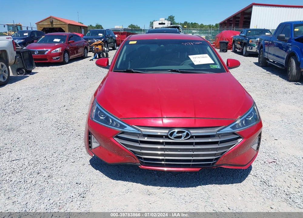 2019 HYUNDAI ELANTRA SEL VIN: 5NPD84LF9KH416538