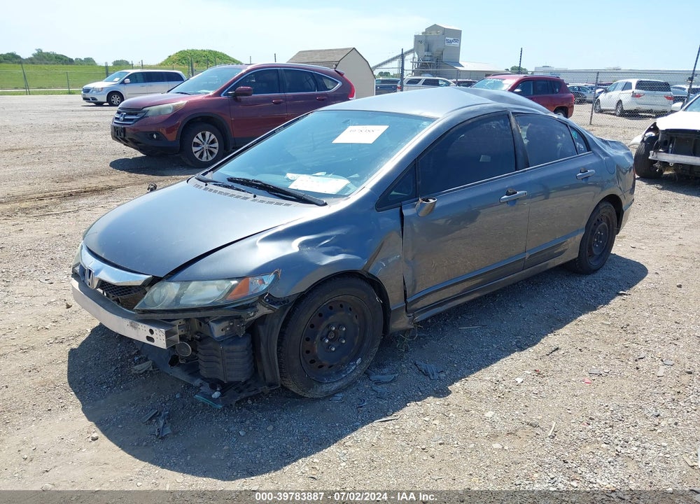 2010 HONDA CIVIC LX VIN: 19XFA1F53AE061626