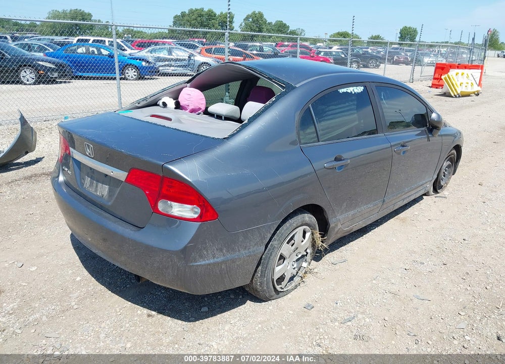 2010 HONDA CIVIC LX VIN: 19XFA1F53AE061626