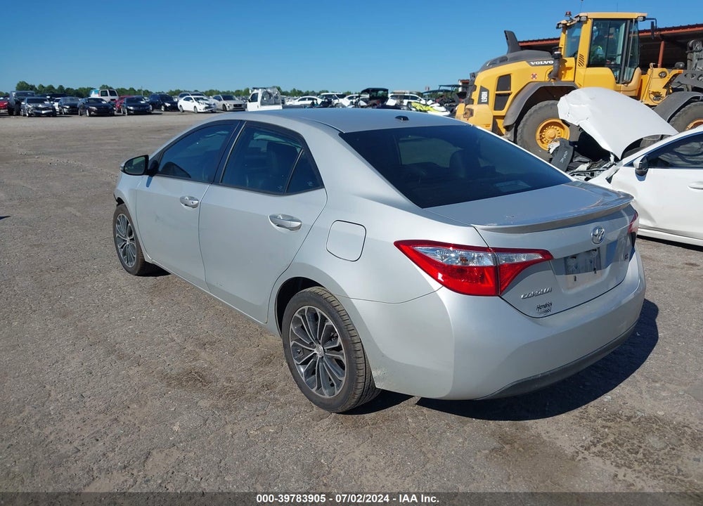 2015 TOYOTA COROLLA S PLUS VIN: 2T1BURHE1FC349992