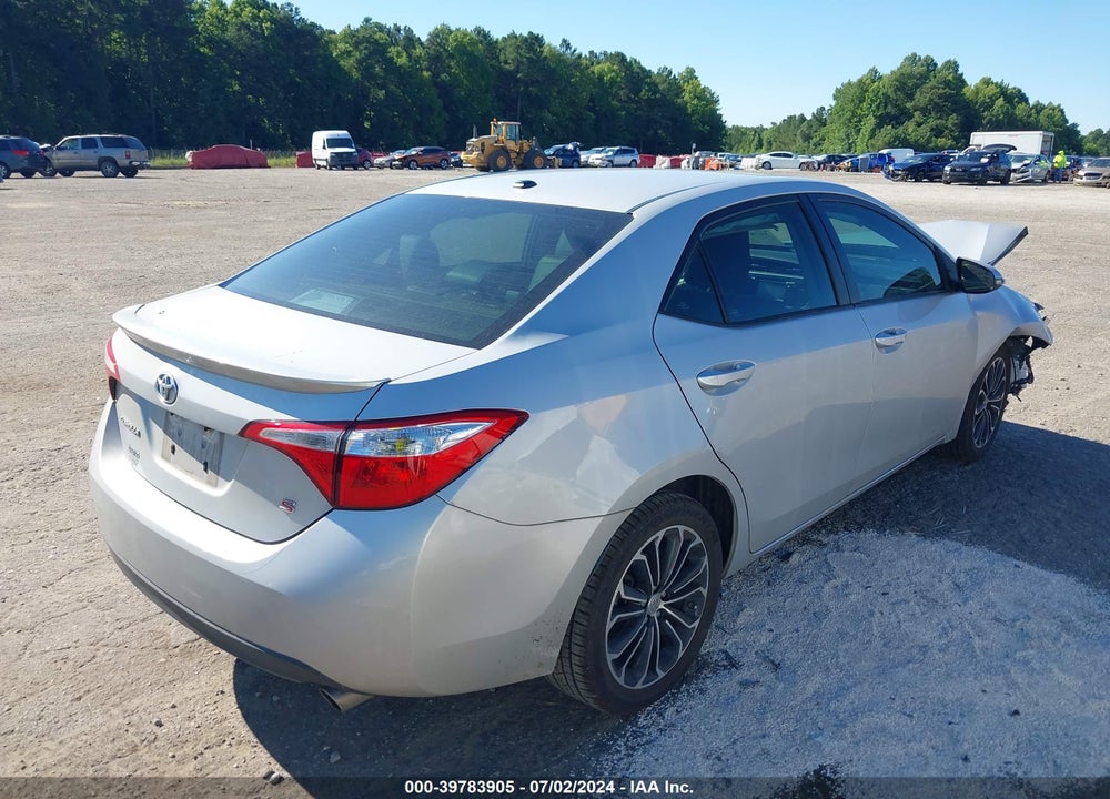2015 TOYOTA COROLLA S PLUS VIN: 2T1BURHE1FC349992