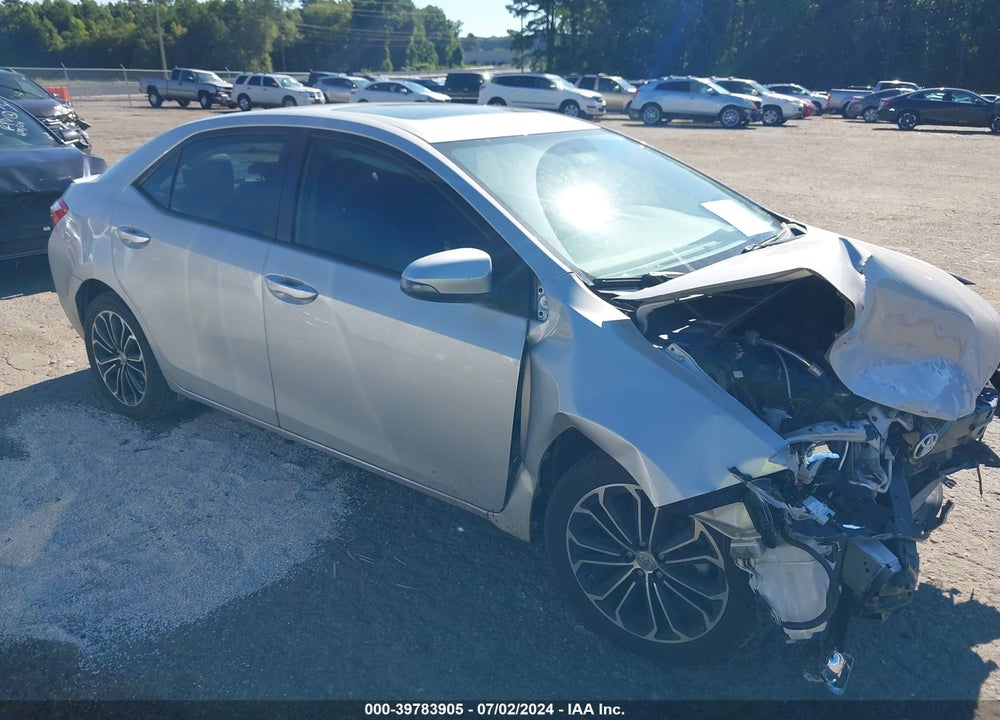 2015 TOYOTA COROLLA S PLUS VIN: 2T1BURHE1FC349992