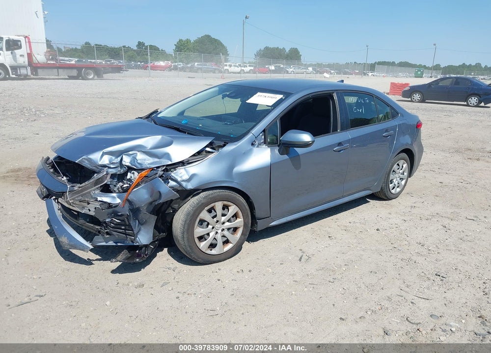2022 TOYOTA COROLLA LE VIN: JTDEPMAE0NJ204169