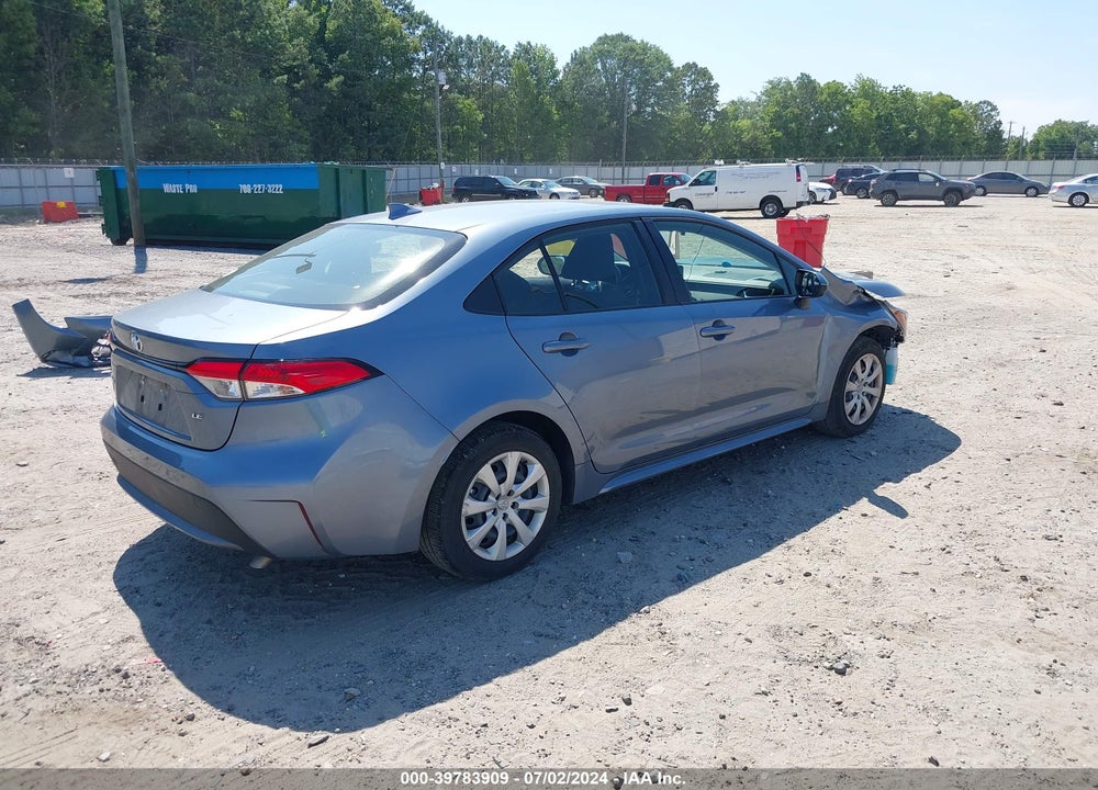 2022 TOYOTA COROLLA LE VIN: JTDEPMAE0NJ204169