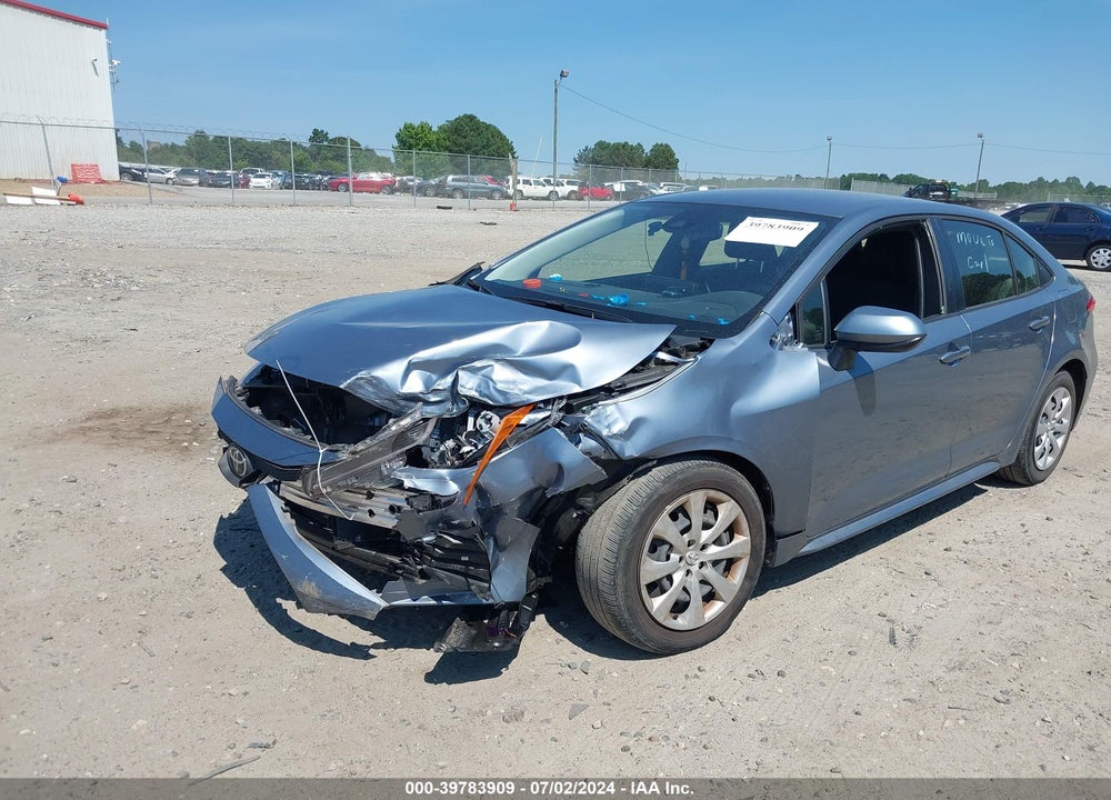 2022 TOYOTA COROLLA LE VIN: JTDEPMAE0NJ204169