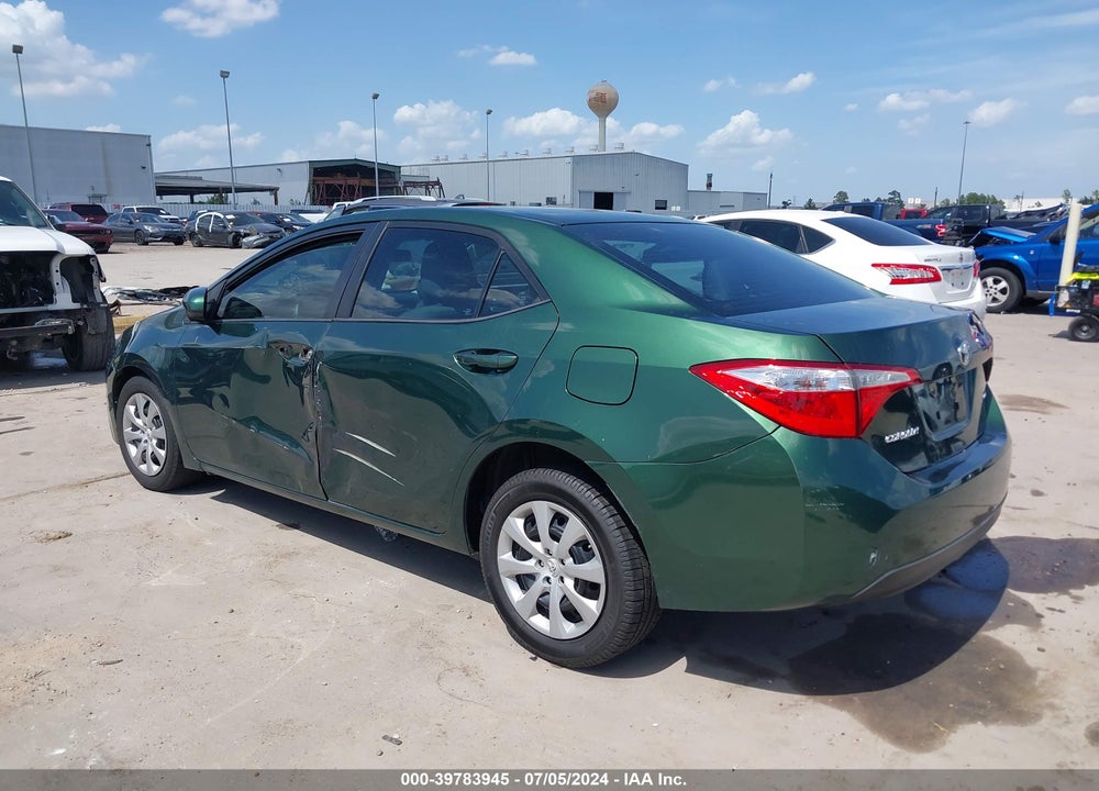 2016 TOYOTA COROLLA LE VIN: 5YFBURHE7GP435941