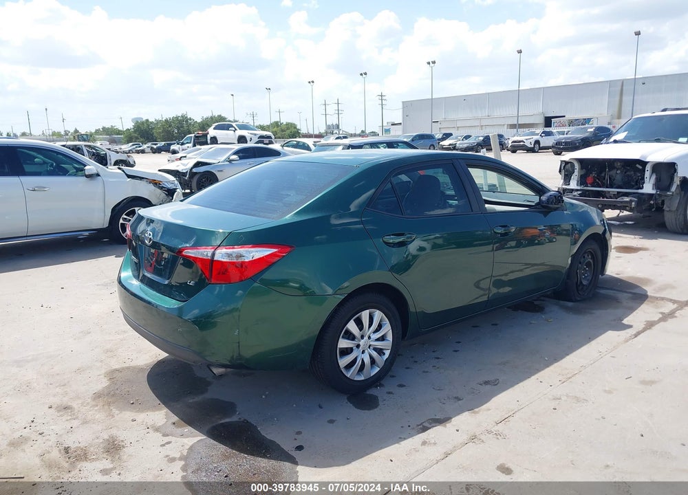2016 TOYOTA COROLLA LE VIN: 5YFBURHE7GP435941