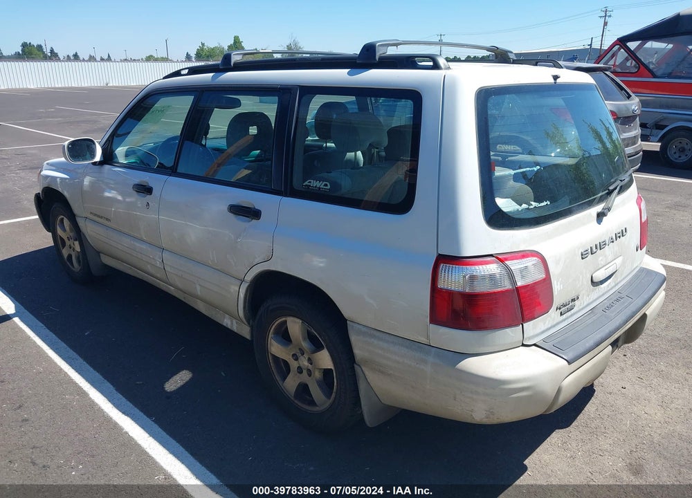 2001 SUBARU FORESTER S VIN: JF1SF65601H739627