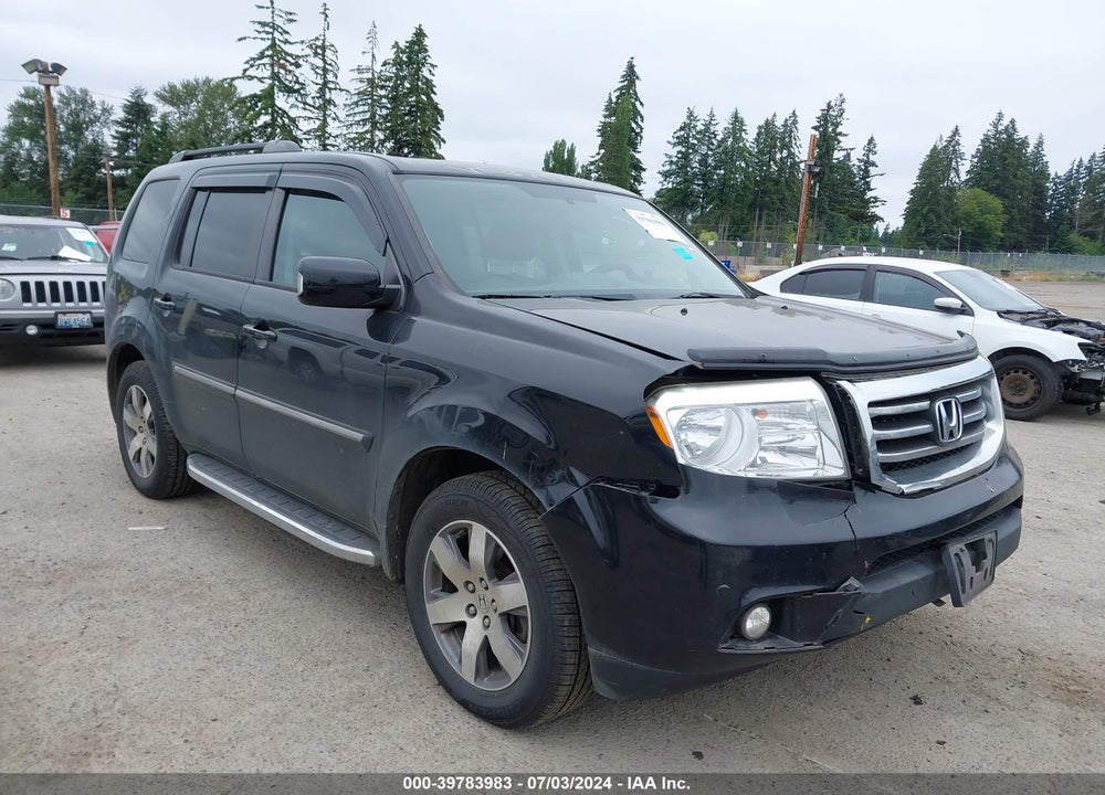 2013 HONDA PILOT TOURING VIN: 5FNYF4H90DB085487