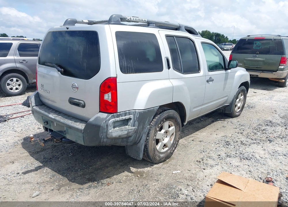 2008 NISSAN XTERRA S VIN: 5N1AN08U68C501784