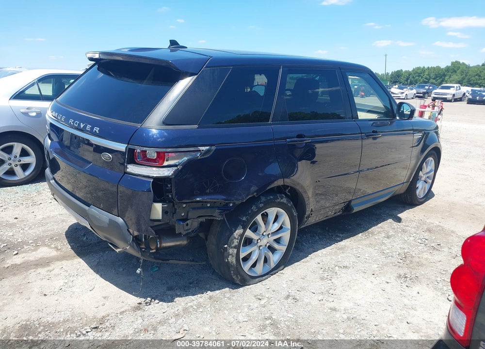 2016 LAND ROVER RANGE ROVER SPORT 3.0L V6 SUPERCHARGED HSE VIN: SALWR2PF7GA592502