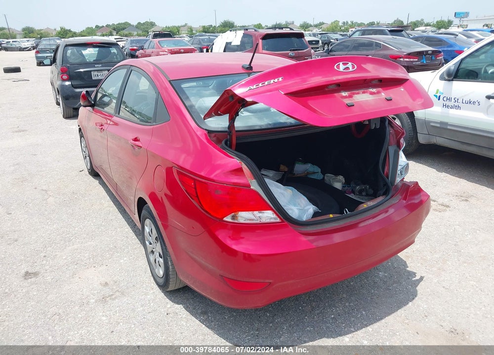 2017 HYUNDAI ACCENT SE VIN: KMHCT4AE9HU251587