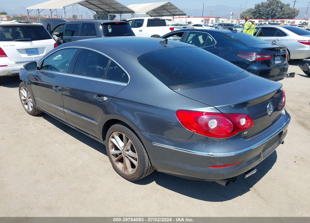2010 VOLKSWAGEN CC LUXURY VIN: WVWHL7AN8AE524305