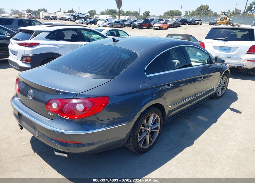 2010 VOLKSWAGEN CC LUXURY VIN: WVWHL7AN8AE524305
