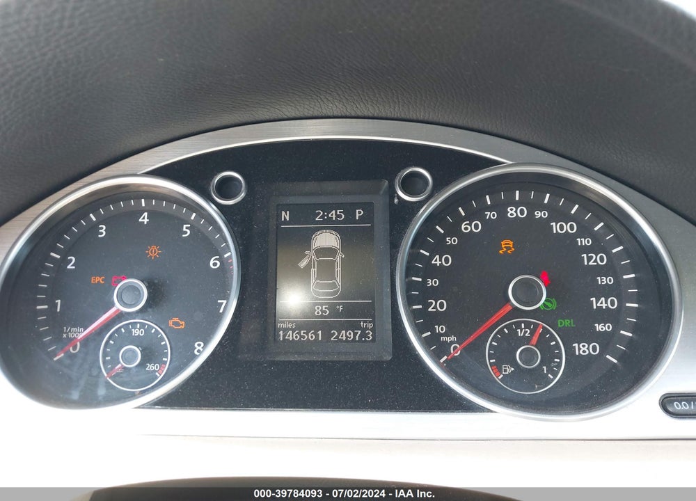 2010 VOLKSWAGEN CC LUXURY VIN: WVWHL7AN8AE524305