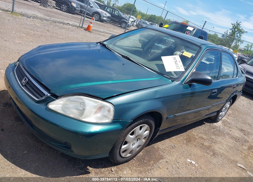 1999 HONDA CIVIC LX VIN: 1HGEJ6675XL043110