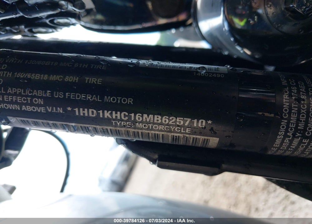 2021 HARLEY-DAVIDSON FLTRX VIN: 1HD1KHC16MB625710