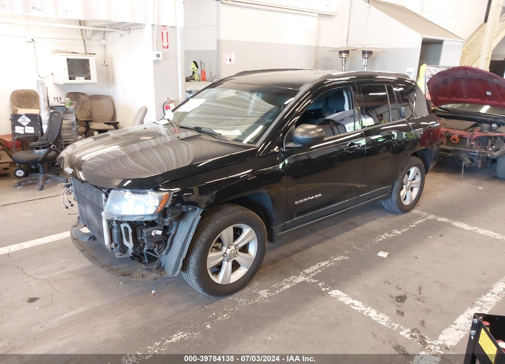 2014 JEEP COMPASS SPORT VIN: 1C4NJCBB6ED587064