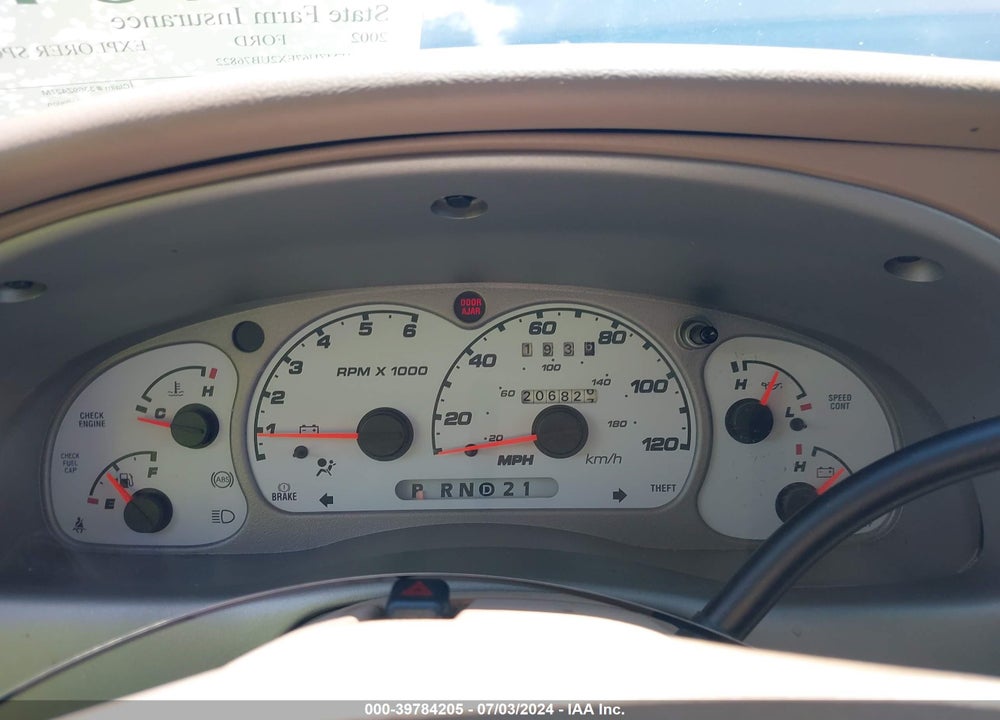 2002 FORD EXPLORER SPORT TRAC VIN: 1FMZU67EX2UB76822