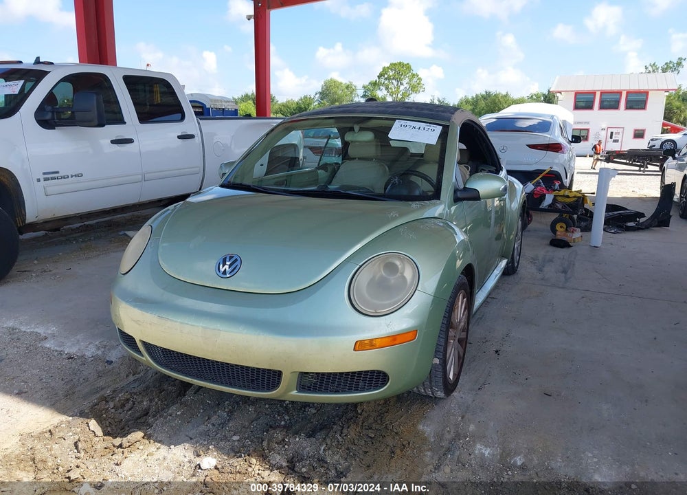2008 VOLKSWAGEN NEW BEETLE SE VIN: 3VWRF31Y98M402259