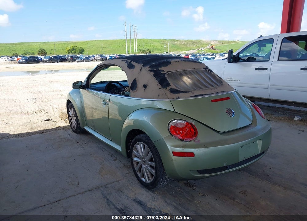 2008 VOLKSWAGEN NEW BEETLE SE VIN: 3VWRF31Y98M402259