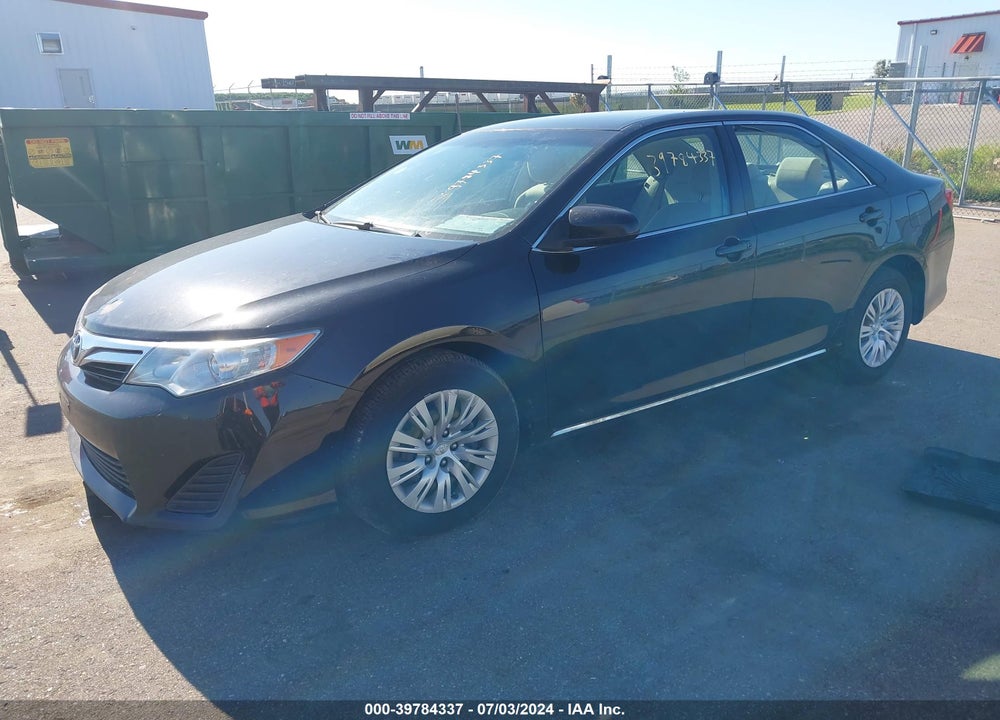 2012 TOYOTA CAMRY LE VIN: 4T4BF1FK9CR166974