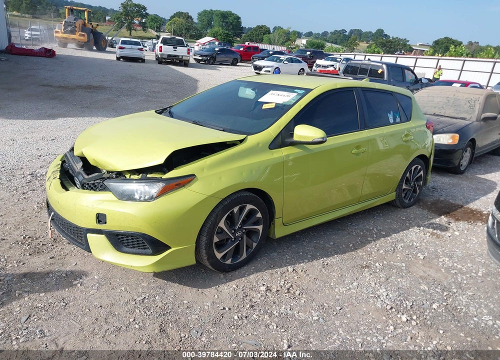 2016 SCION IM VIN: JTNKARJE3GJ516552
