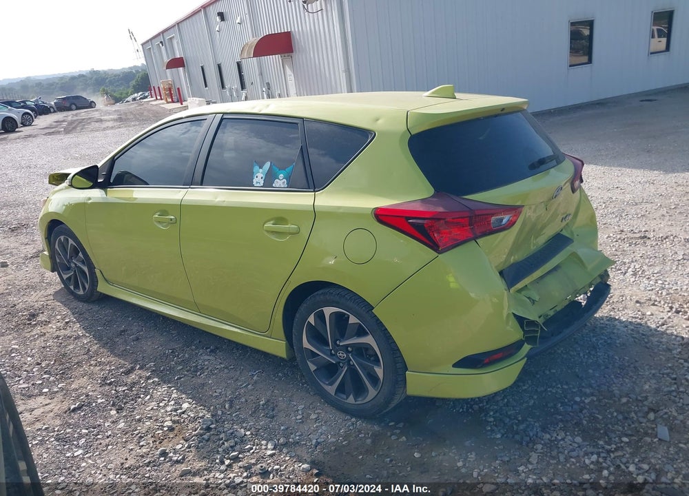 2016 SCION IM VIN: JTNKARJE3GJ516552
