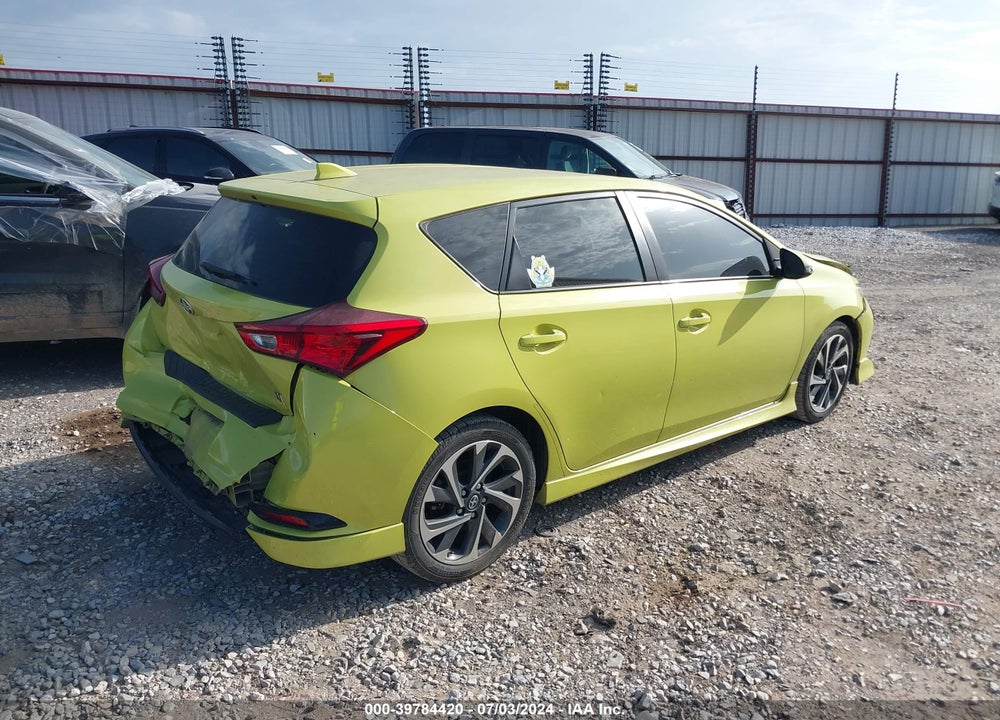 2016 SCION IM VIN: JTNKARJE3GJ516552