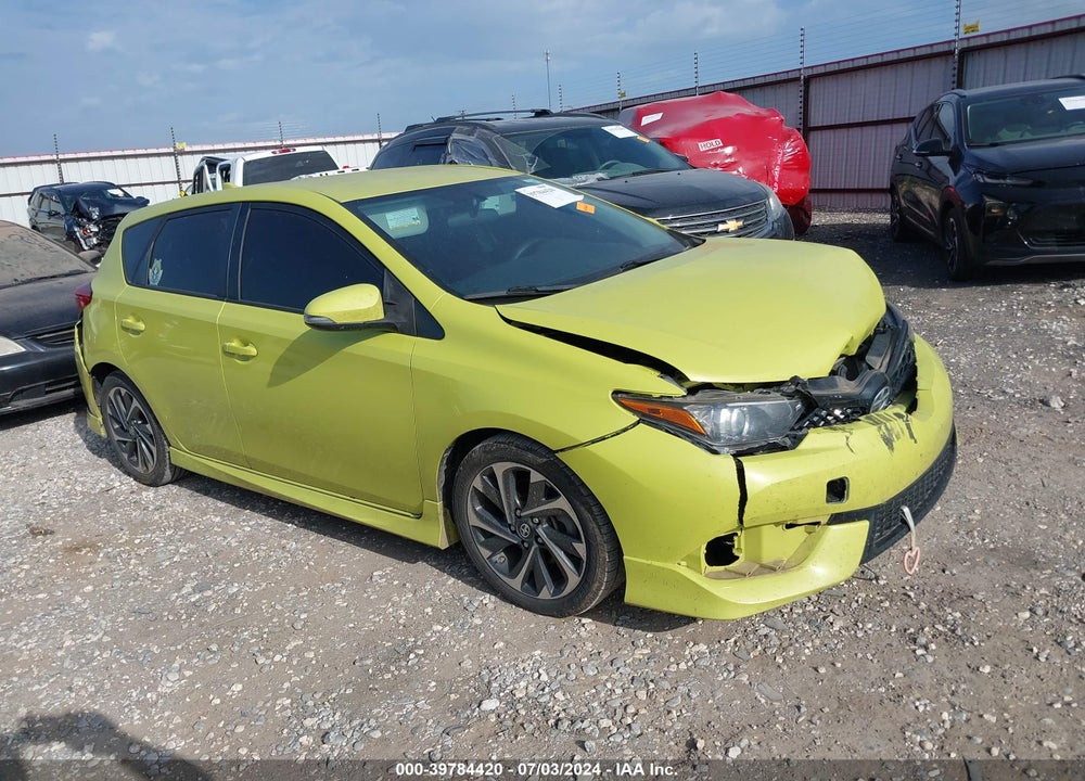 2016 SCION IM VIN: JTNKARJE3GJ516552