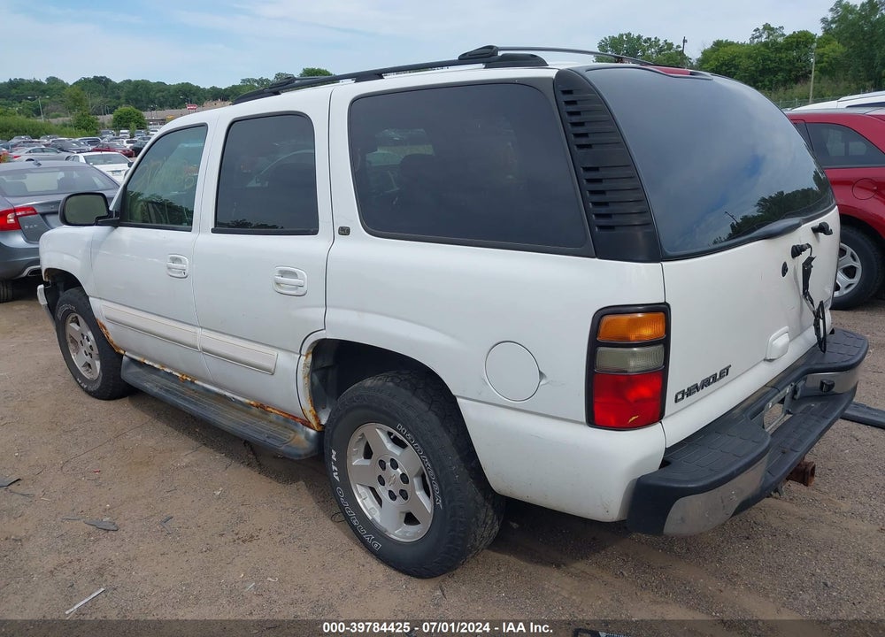 2005 CHEVROLET TAHOE LT VIN: 1GNEK13T65J106831