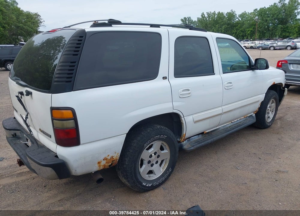 2005 CHEVROLET TAHOE LT VIN: 1GNEK13T65J106831