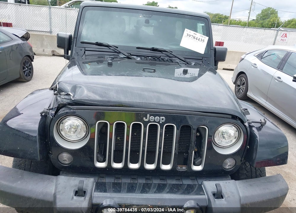 2018 JEEP WRANGLER JK UNLIMITED SAHARA 4X4 VIN: 1C4BJWEGXJL824344