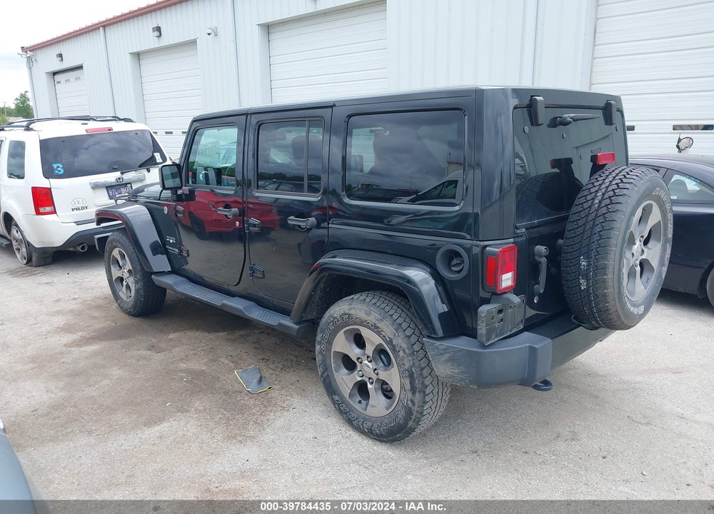 2018 JEEP WRANGLER JK UNLIMITED SAHARA 4X4 VIN: 1C4BJWEGXJL824344