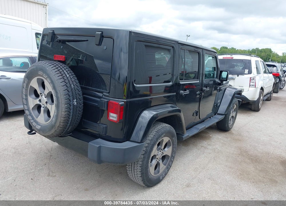 2018 JEEP WRANGLER JK UNLIMITED SAHARA 4X4 VIN: 1C4BJWEGXJL824344