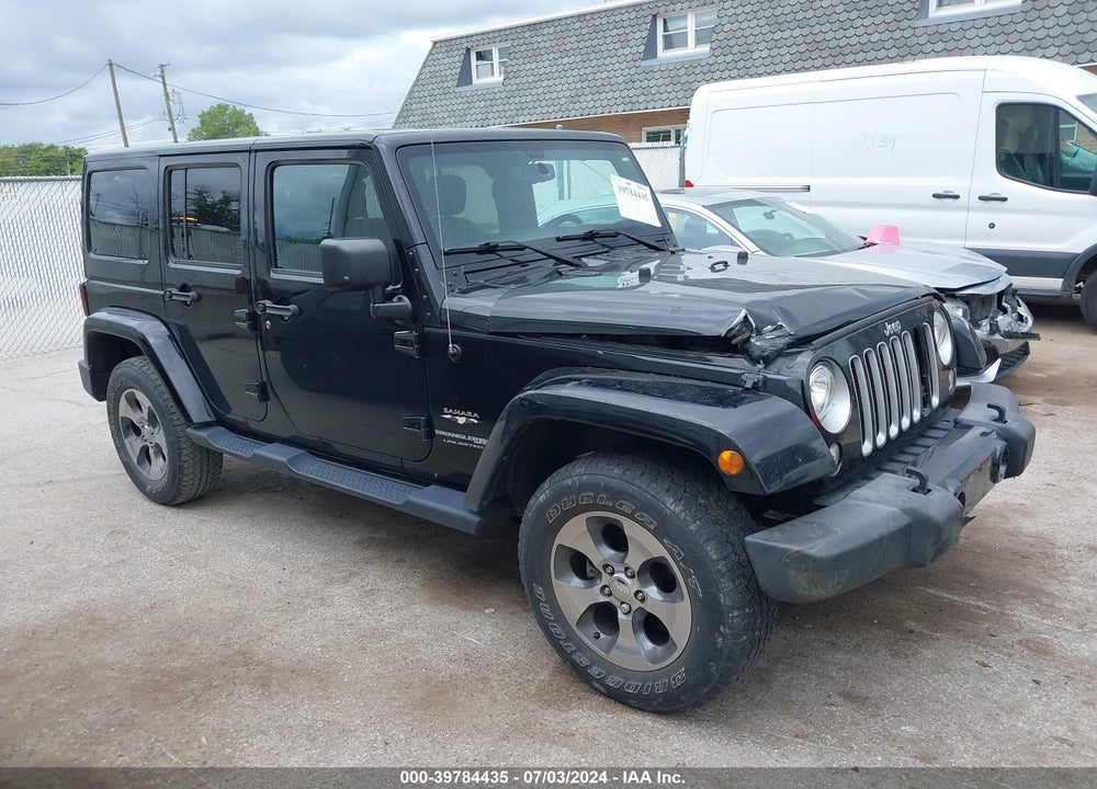 2018 JEEP WRANGLER JK UNLIMITED SAHARA 4X4 VIN: 1C4BJWEGXJL824344