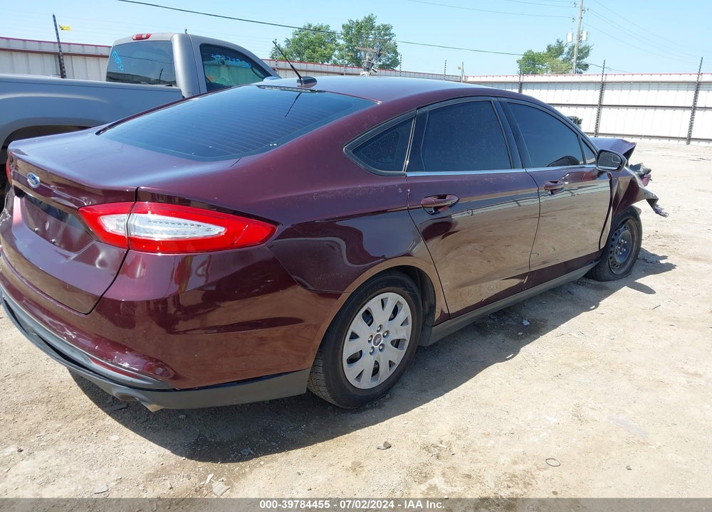 2013 FORD FUSION S VIN: 3FA6P0G71DR191819