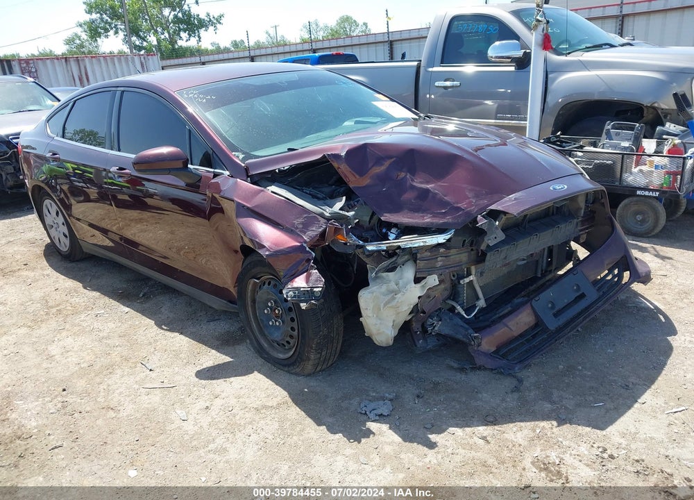 2013 FORD FUSION S VIN: 3FA6P0G71DR191819