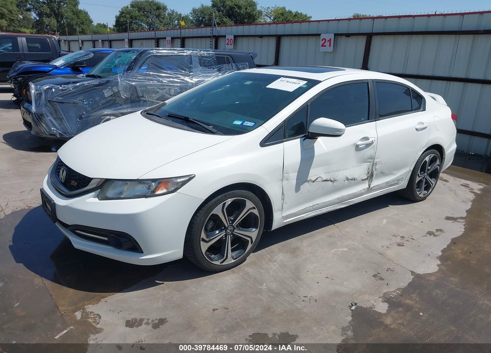 2015 HONDA CIVIC SI VIN: 2HGFB6E57FH707856