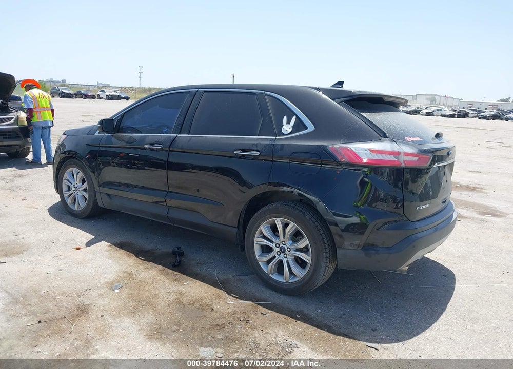 2019 FORD EDGE TITANIUM VIN: 2FMPK3K95KBB89148