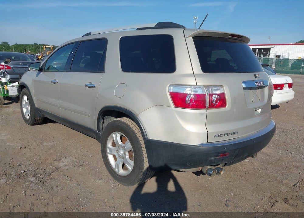 2010 GMC ACADIA SLE VIN: 1GKLVLED7AJ124701