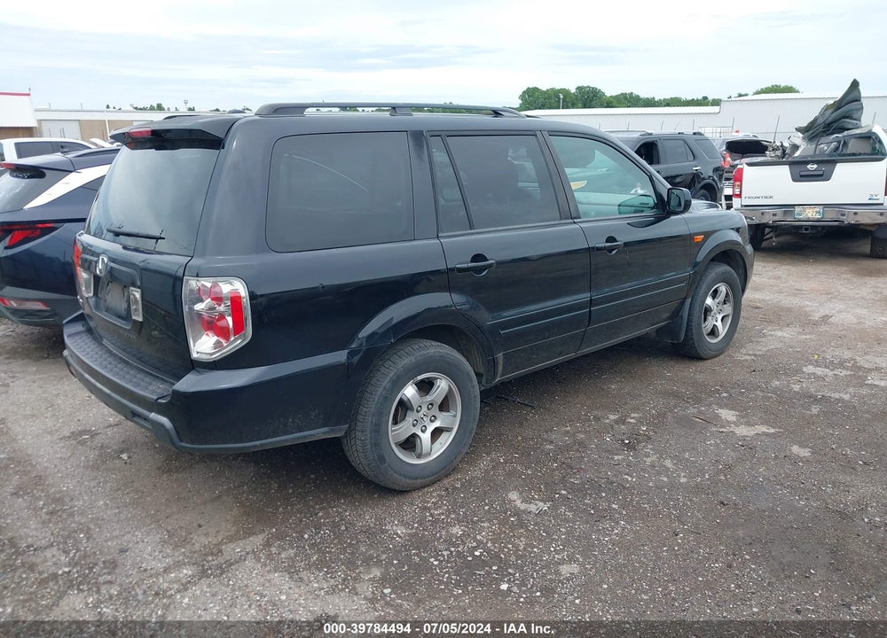 2006 HONDA PILOT EX-L VIN: 5FNYF28596B007438