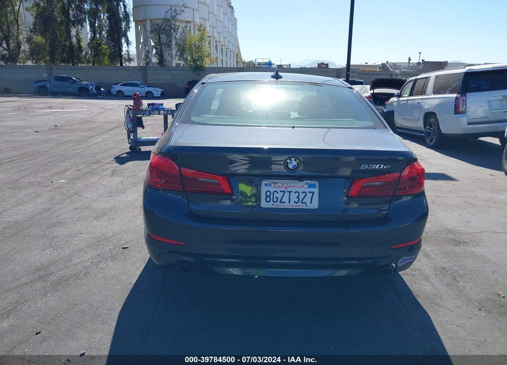 2019 BMW 530E IPERFORMANCE VIN: WBAJA9C51KB388387