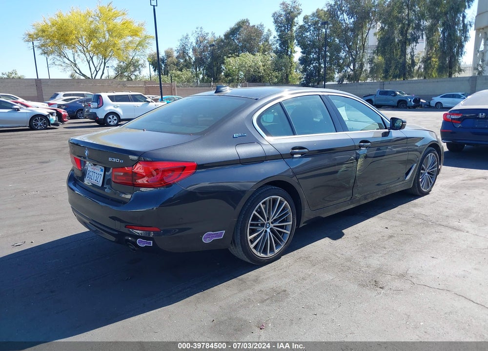 2019 BMW 530E IPERFORMANCE VIN: WBAJA9C51KB388387