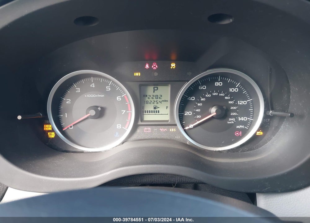 2014 SUBARU FORESTER VIN: JF2SJAEC5EH414075